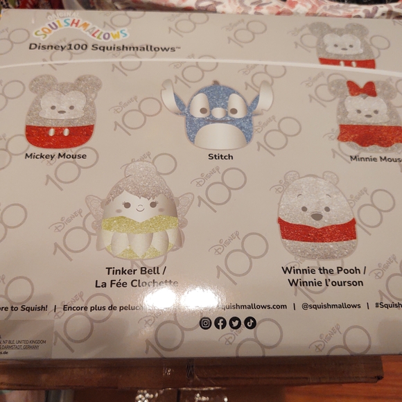 Disney 100 Squishmallow Set BRAND NEW NEVER OPEN - Picture 2 of 2